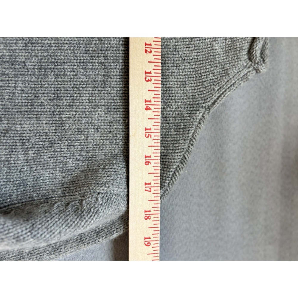 White + Warren Cashmere Rollneck Sweater Sz L Relaxed Quiet Luxury Soft - Picture 7 of 10